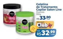 Hiper Farma Gelatina de Tratamento Capilar Salon Line oferta