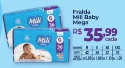 Hiper Farma Fralda Mili Baby Mega oferta