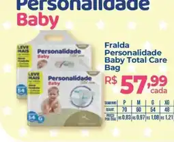 Hiper Farma Fralda personalidade baby total care bag oferta