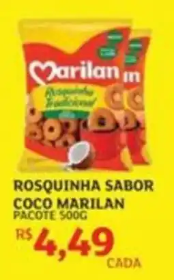 Assaí Atacadista Rosquinha sabor coco marilan oferta