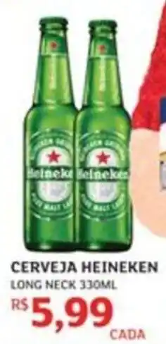 Assaí Atacadista Cerveja heineken long neck oferta
