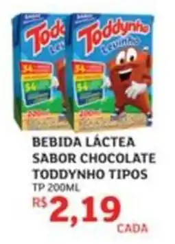 Assaí Atacadista Bebida láctea sabor chocolate toddynho tipos oferta