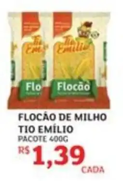 Assaí Atacadista Flocão de milho tio emílio oferta
