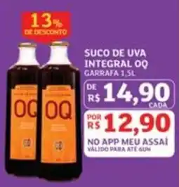 Assaí Atacadista sucu de uva integral oq oferta