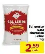 Carrefour Lebre - sal grosso para churrasco oferta