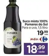 Carrefour Colheita do sul - suco misto 100% oferta