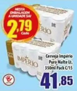 Superbom Supermercados Cerveja imperio puro malte lt. oferta