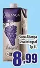 Suco aliança uva integral