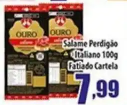 Superbom Supermercados Salame Perdigão Italiano oferta