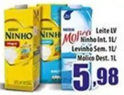Superbom Supermercados Leite lv ninho int. 1l/ levinho sem. 1l/ molico dest. 1l oferta
