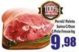 Superbom Supermercados Pernil/ Paleta Suína C/Osso C/Pele Fresco oferta