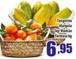 Superbom Supermercados Tangerina Murgate kg/ Mamão Formosa kg oferta