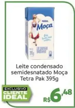 Hiperideal Supermercados Leite condensado semidesnatado Moça oferta