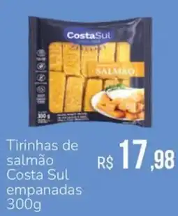 Hiperideal Supermercados Tirinhas de salmão Costa Sul empanadas oferta