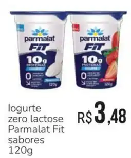 Hiperideal Supermercados logurte zero lactose Parmalat Fit sabores oferta