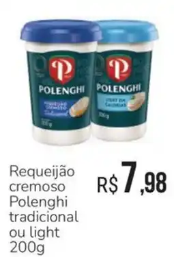 Hiperideal Supermercados Requeijão cremoso Polenghi tradicional ou light oferta