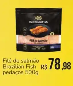 Hiperideal Supermercados Filé de salmão Brazilian Fish pedaços oferta