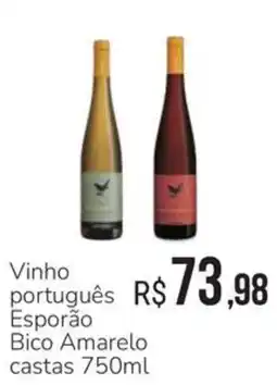 Hiperideal Supermercados Vinho português esporão bico amarelo oferta
