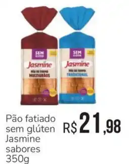 Hiperideal Supermercados Pão fatiado sem glúten jasmine sabores oferta
