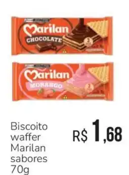 Hiperideal Supermercados Biscoito waffer marilan sabores oferta