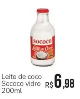Hiperideal Supermercados Leite de coco sococo vidro oferta