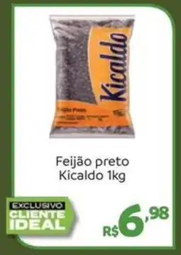 Hiperideal Supermercados Feijão preto Kicaldo oferta