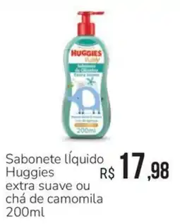 Hiperideal Supermercados Sabonete líquido huggies extra suave ou chá de camomila oferta