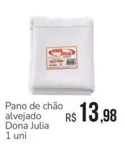 Hiperideal Supermercados Pano de chão alvejado Dona Julia oferta