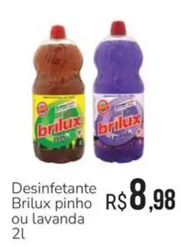 Hiperideal Supermercados Desinfetante Brilux pinho ou lavanda oferta