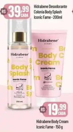 Farmácias Associadas Hidrabene body splash iconic fame oferta