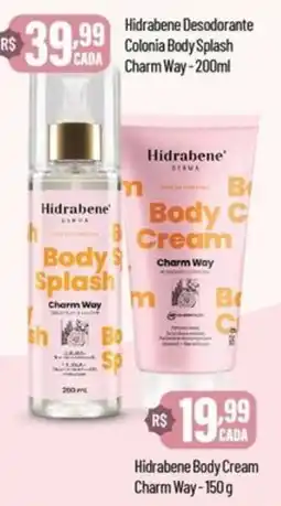 Farmácias Associadas Hidrabene body splash charm way oferta