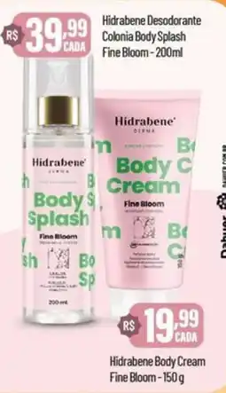 Farmácias Associadas Hidrabene body splash fine bloom oferta