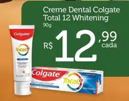 Farmácias Associadas Creme Dental Colgate Total 12 Whitening oferta