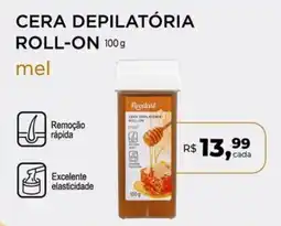 Farmácias Associadas cera depilatória roll-on mel oferta