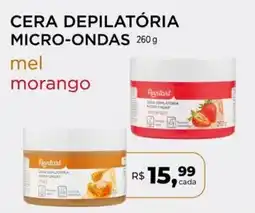 Farmácias Associadas Cera depilatória micro-ondas mel morango oferta