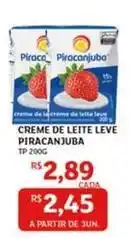 Assaí Atacadista Piracanjuba - creme de leite leve oferta