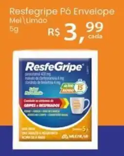 Farmácias Associadas Resfegripe Pó Envelope Mel Limão oferta
