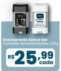 Farmácias Associadas Desodorante Above Gel oferta