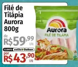 Supermercado Dalben Filé de Tilápia Aurora oferta