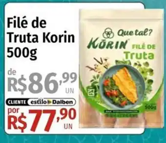 Filé de Truta Korin