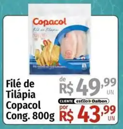 Supermercado Dalben Filé de Tilápia Copacol oferta
