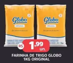 Supermercados Correia Farinha de trigo globo 1kg original oferta
