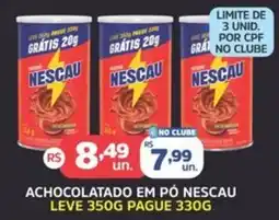 Supermercados Correia achocolatado em pó nescau oferta