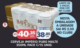 Supermercados Correia Cerveja imperio puro malte oferta