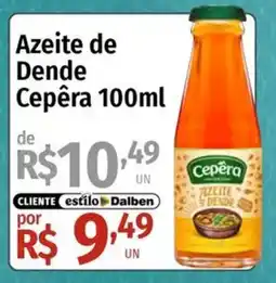 Supermercado Dalben Azeite de Dende Cepêra oferta