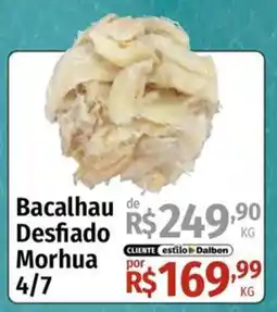 Supermercado Dalben Bacalhau Desfiado Morhua oferta