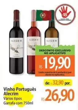Atacadão Vinho Português Alecrim Vários tipos oferta