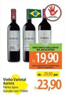 Atacadão Vinho Varietal Aurora Vários tipos oferta