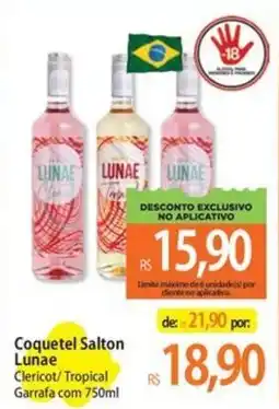Atacadão Coquetel Salton Lunae Clericot/ Tropical oferta
