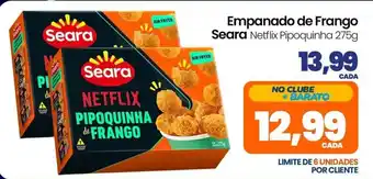 Empanado de Frango Seara Netflix Pipoquinha